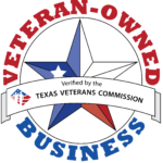 Texas Veterans Commission Veteran-Owned Business Logo"