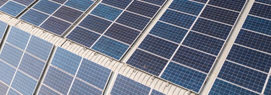 solar panels on commercial warehouse
