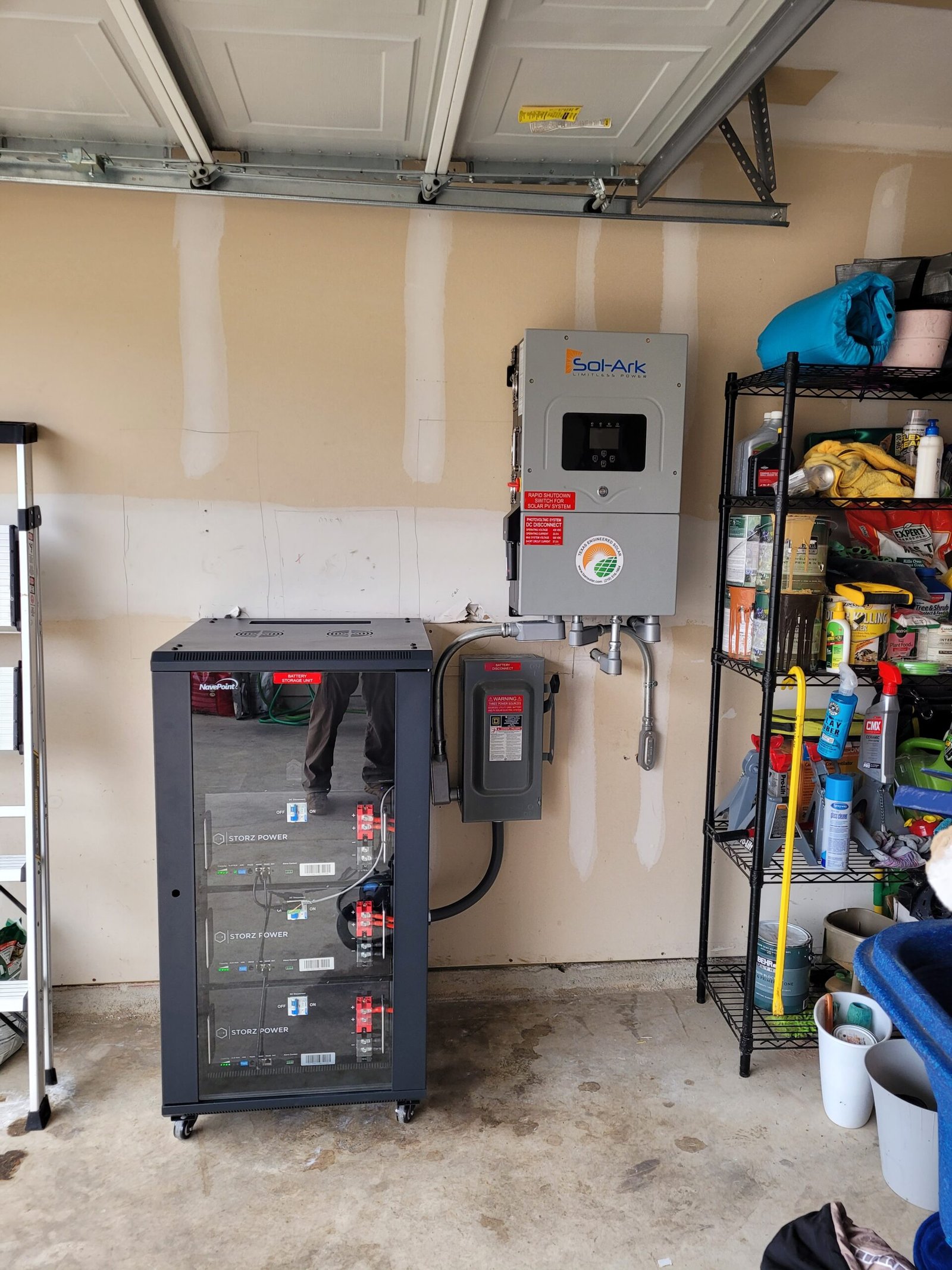 Whole home battery backup installation by TXEN Solar San Antonio Texas