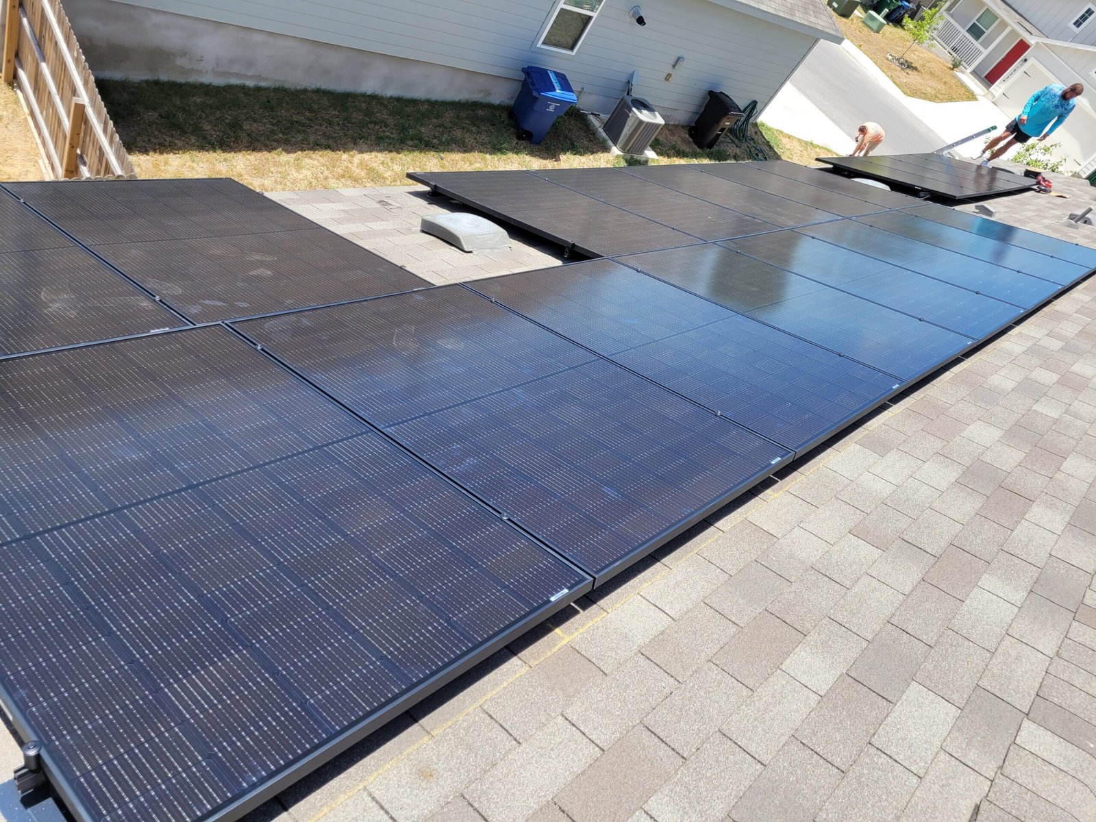 Residential solar panel installation San Antonio
