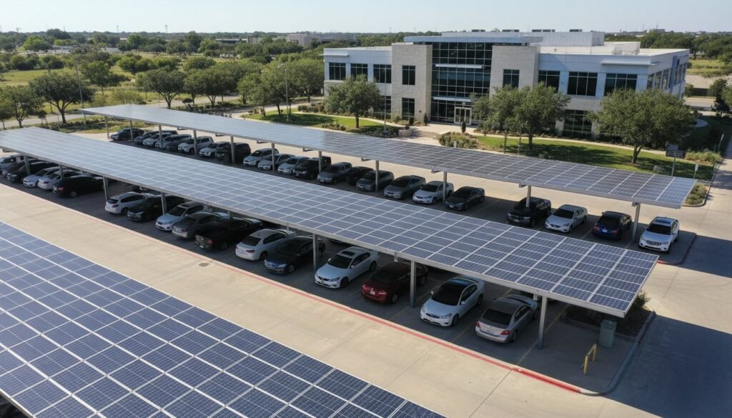 Solar Carports in San Antonio: The 2026 Business Guide to ROI & Asset Protection