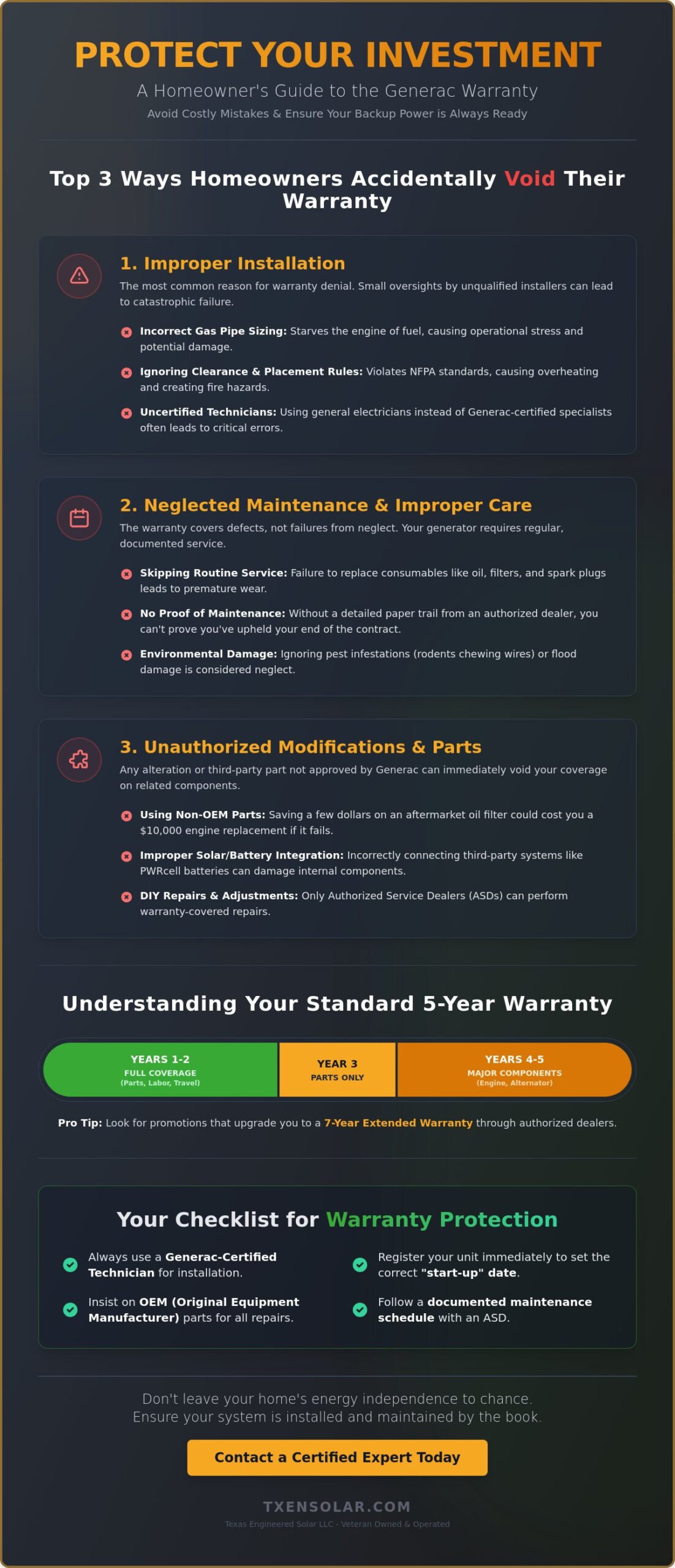 What Voids a Generac Warranty? The 2026 Homeowner’s Guide to Protecting Your Investment