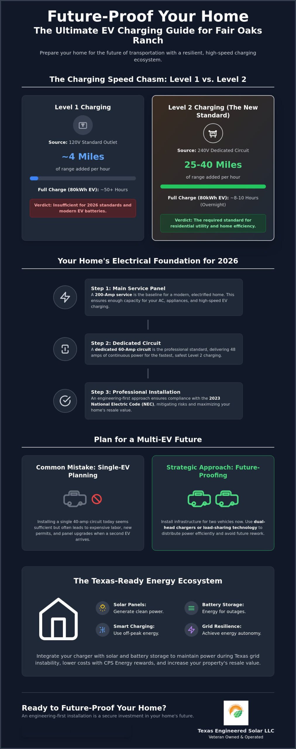 Future-Proofing Your Home with an EV Charger in Fair Oaks Ranch: The 2026 Guide
